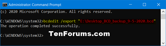Backup and Restore Boot Configuration Data (BCD) Store in Windows-bcdedit_export.png