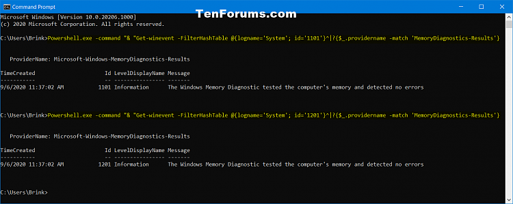 Read Memory Diagnostics Tool Results in Event Viewer in Windows 10-windows_memory_diagnostics_tool_log_command.png