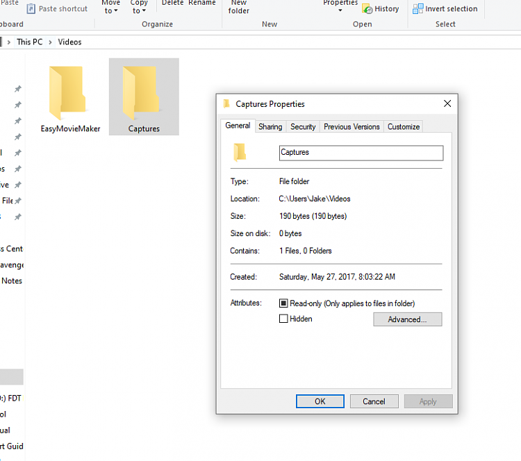 Restore Default Location of Game DVR Captures Folder in Windows 10-cap4.png