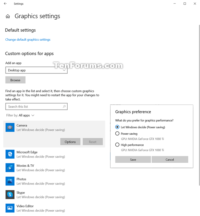 How to Reset Preferences for Apps to in Windows 10 | Tutorials