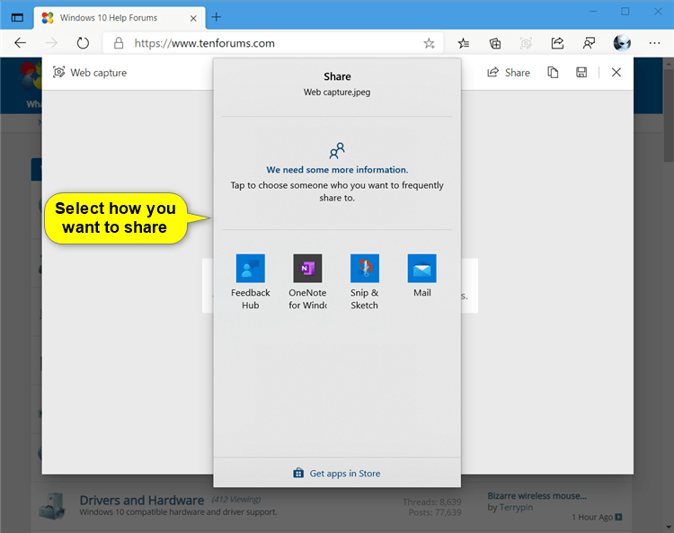 How To Use Web Capture Tool In Microsoft Edge Chromium Tutorials