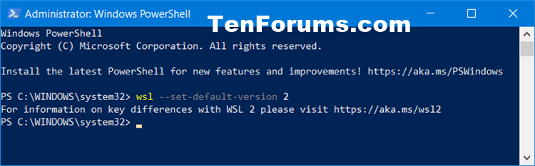 How to Set Linux Distribution version to WSL 1 or WSL 2 in Windows 10-set_wsl2_default_version.png