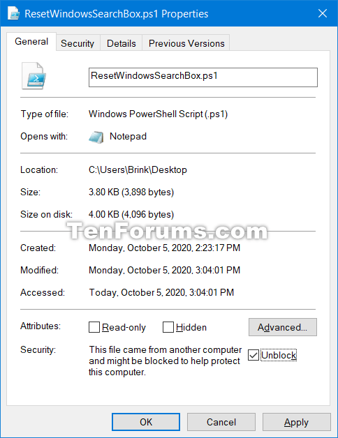 How to Reset Windows Search in Windows 10-unblock.png