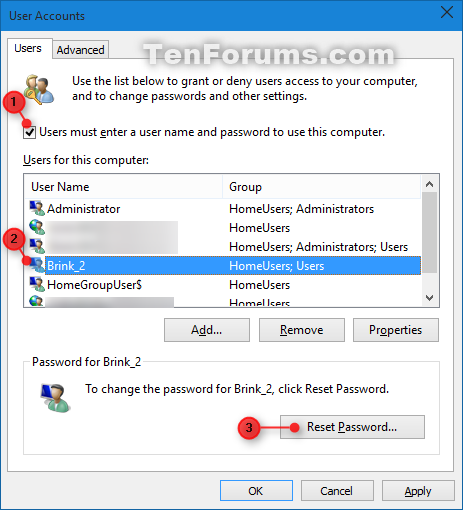 Remove Password of Local Account in Windows 10-netplwiz-1.png