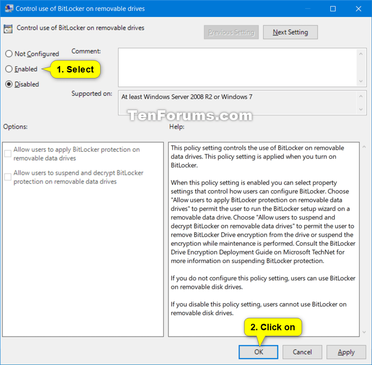 Enable or Disable Use of BitLocker on Removable Drives in Windows-bitlocker_for_removable_drives_gpedit-2.png
