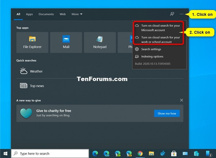 Enable or Disable Show Cloud Content in Search Results in Windows 10-search.jpg