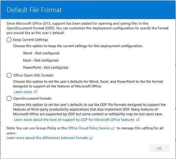 Custom install or change Microsoft Office with Office Deployment Tool-format_selection.jpg