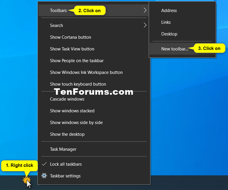 How to Add or Remove Troubleshooters Toolbar on Taskbar in Windows 10-add_troubleshooters_toolbar-1.png