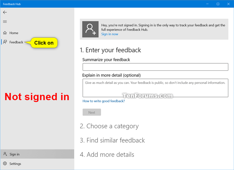 How to Send Feedback to Microsoft with Feedback Hub app in Windows 10-feedback_hub-1.png