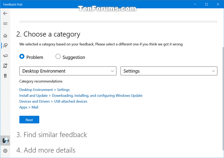 How to Send Feedback to Microsoft with Feedback Hub app in Windows 10-feedback_hub-4.png