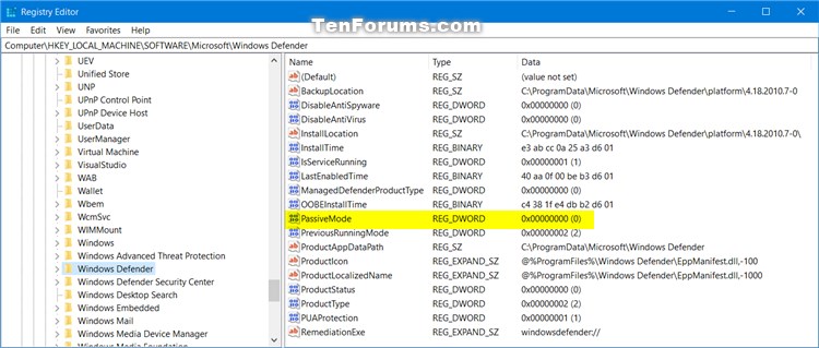 Turn On or Off Microsoft Defender Periodic Scanning in Windows 10-passivemode.jpg