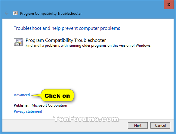 Change Compatibility Mode Settings for Apps in Windows 10-program_compatibility_troubleshooter-2.png