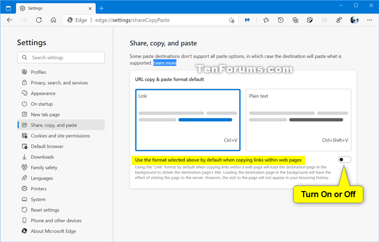 Change Default Behavior for Copy and Paste of URLs in Microsoft Edge-microsoft_edge_copy_and_paste_of_urls-2.png