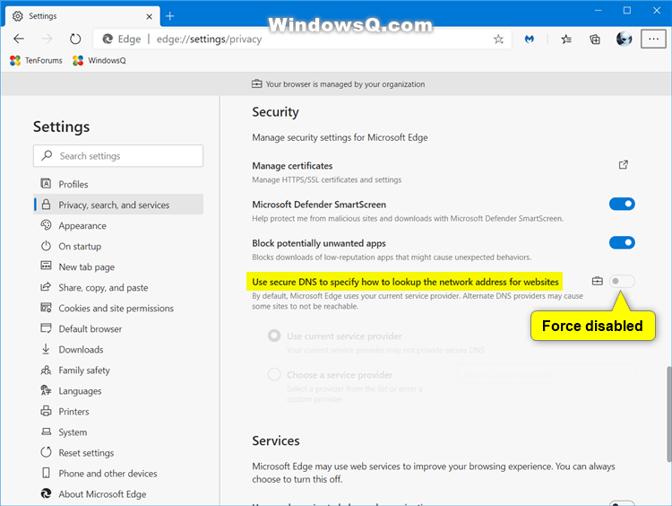 How to Enable or Disable DNS over HTTPS (DoH) in Microsoft Edge-force_disable_built-in_secure_dns_in_microsoft_edge.png