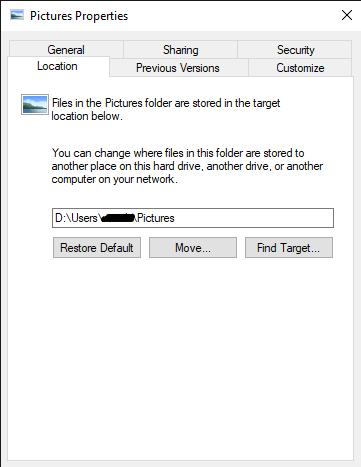 Move Location of Pictures Folder in Windows 10-pictures-properties-1_6_2021-4_14_27-pm.png