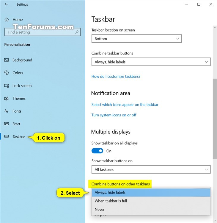 Always, Sometimes, or Never Combine Taskbar Buttons in Windows 10-combine_buttons_on_other_taskbars.jpg