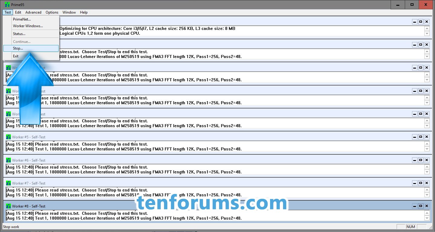 prime95 stress test for windows 10 - télécharger prime 95