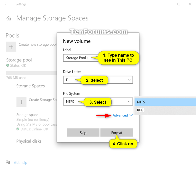 Create Storage Space for Storage Pool in Windows 10-create_storage_space_in_settings-4.png