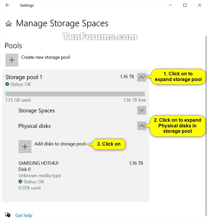 How to Add Disks to Storage Pool for Storage Spaces in Windows 10-add_disk_to_storage_pool_in_settings-2.png