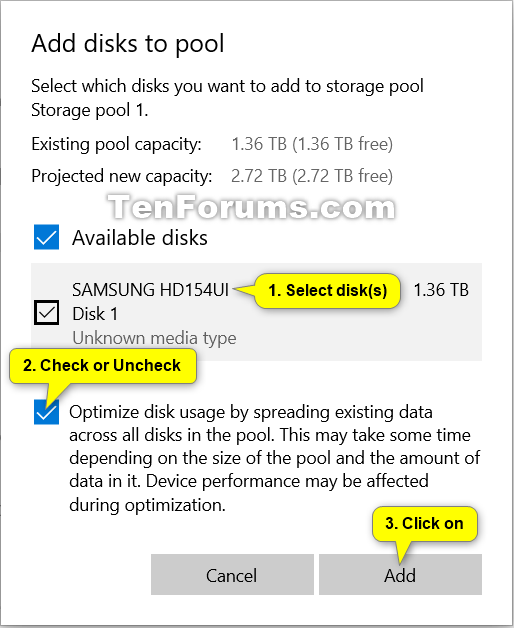 How to Add Disks to Storage Pool for Storage Spaces in Windows 10-add_disk_to_storage_pool_in_settings-3.png