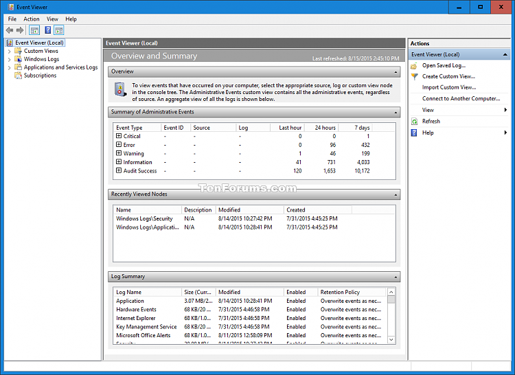 Clear All Event Logs in Event Viewer in Windows-event_viewer-2.png