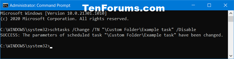 How to Enable or Disable Scheduled Task in Windows 10-disable_scheduled_task_in_command_prompt.png