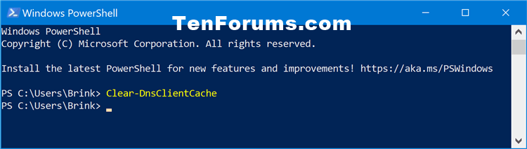 Flush DNS Resolver Cache in Windows 10-clear-dnsclientcache.png