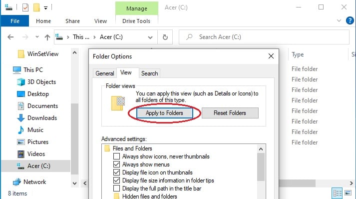 Apply Folder View to All Folders of Same Type in Windows 10-3.jpg