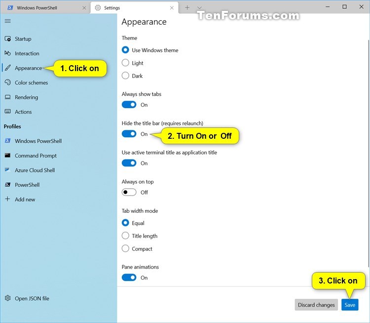 How to Hide or Show Title Bar for Windows Terminal app in Windows 10-windows_terminal_title_bar.jpg