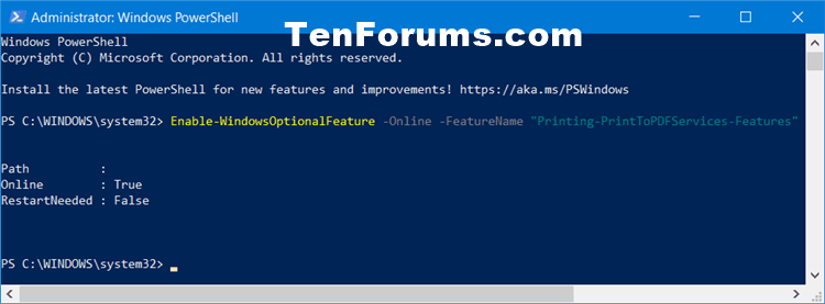 Add or Remove Microsoft Print to PDF Printer in Windows 10-enable_microsoft_print_to_pdf_powershell.png