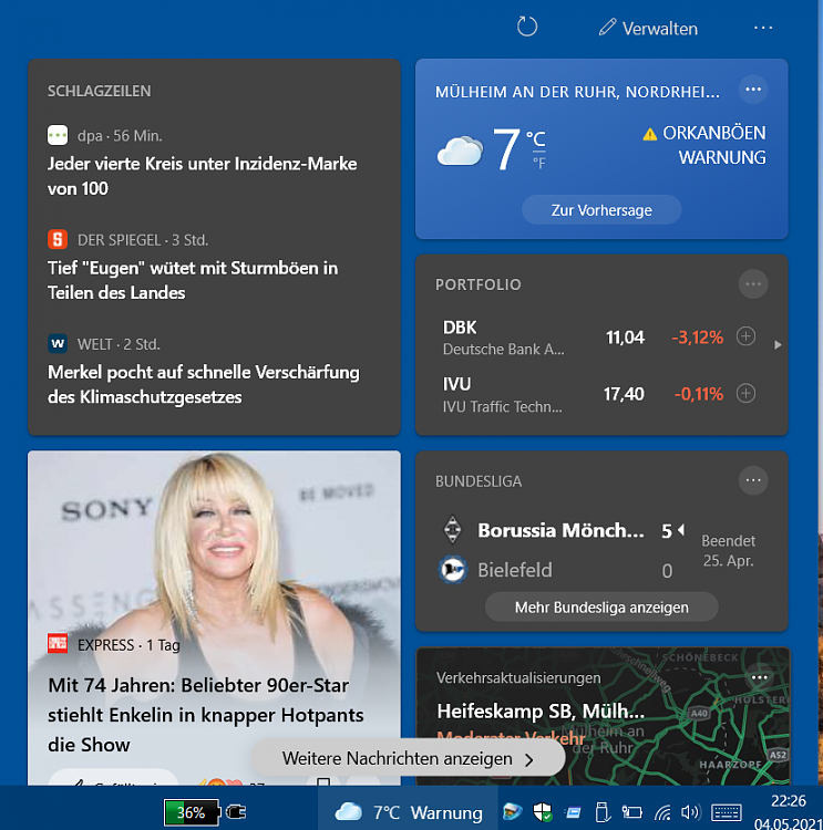 How to Enable or Disable News and Interests on Taskbar in Windows 10-wetter2.png