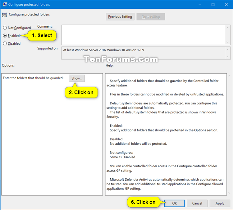 Add Protected Folders to Controlled Folder Access in Windows 10-windows_defender_controlled_folder_access_protected_folders_gpedit-2.png
