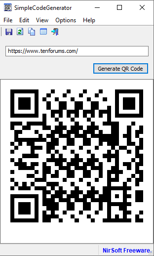How to Generate QR Code for Page URL in Microsoft Edge Chromium-simple_code_generator.png