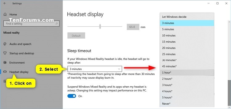 How to Change Sleep Timeout for Mixed Reality Headset in Windows 10-mixed_reality_headset_sleep_timeout.jpg