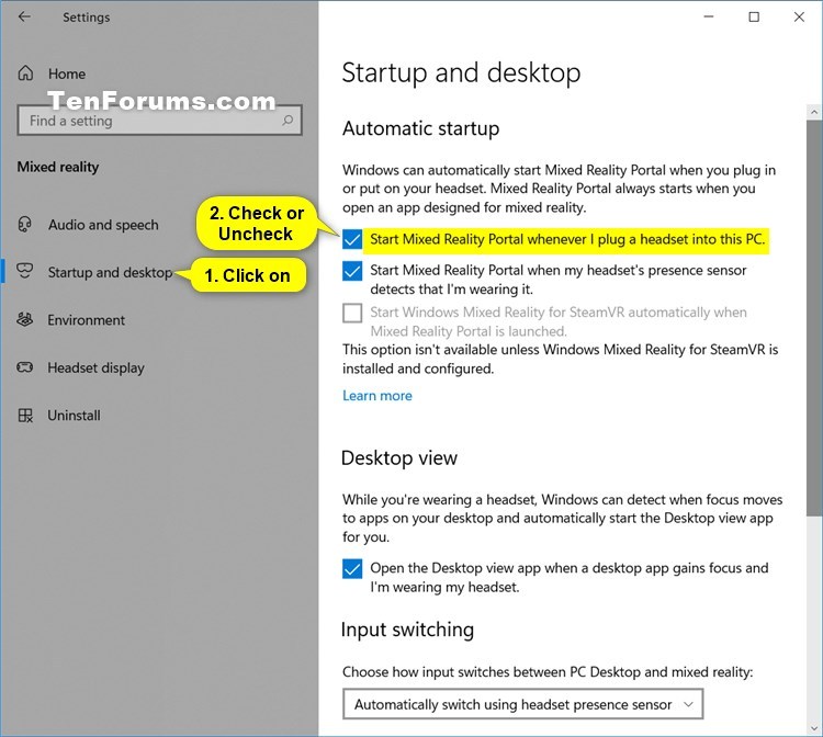 How to Start Mixed Reality Portal when Plug In Headset in Windows 10-start_mixed_reality_portal_when_headset_connected.jpg