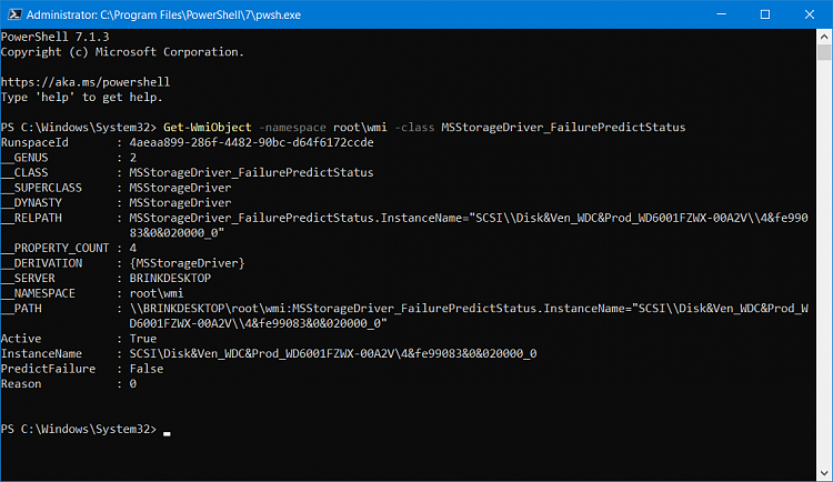 How to Check Drive Health and SMART Status in Windows 10-powershell_7.png