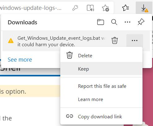 Read Windows Update Logs in Windows 10-2-click-keep.jpg