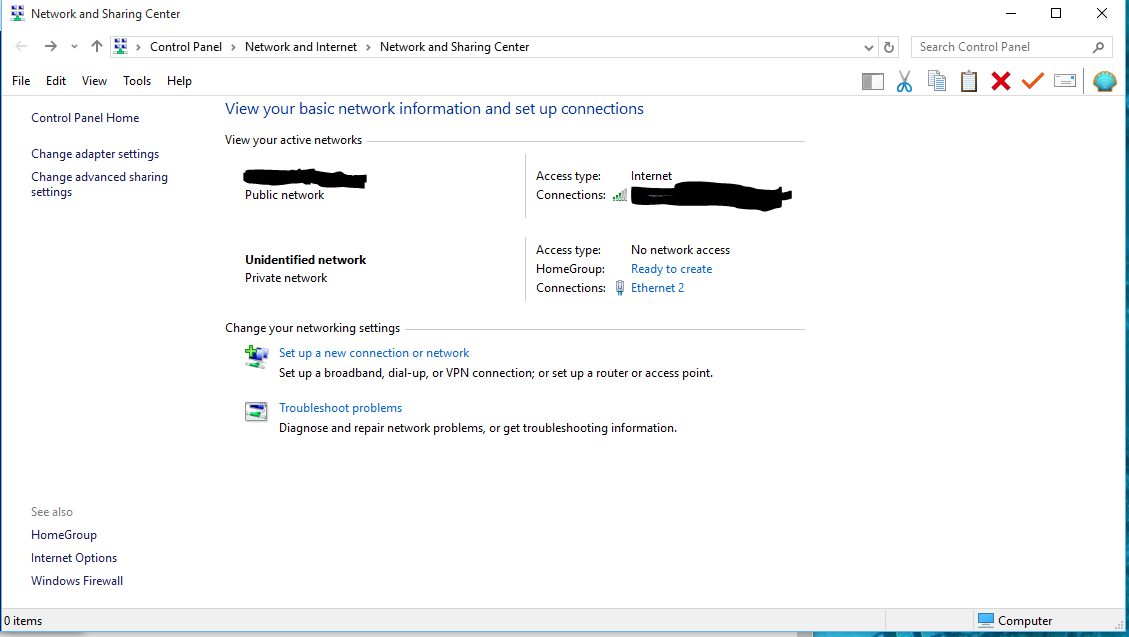 change wifi network from public to work windows 10