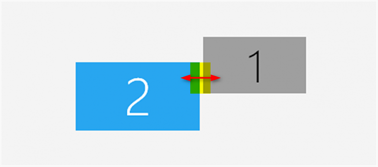 multiple display windows 10 left right