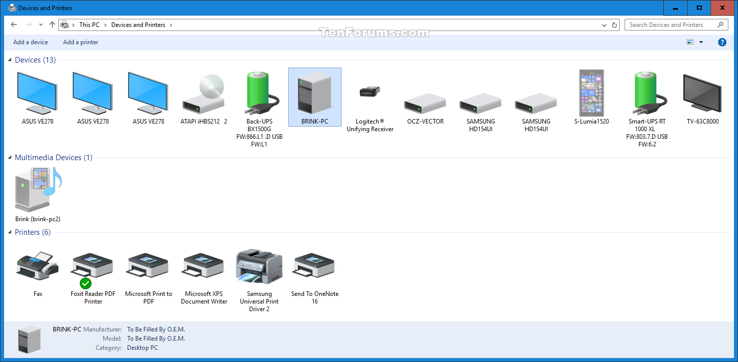 how to remove all network printers from windows 10
