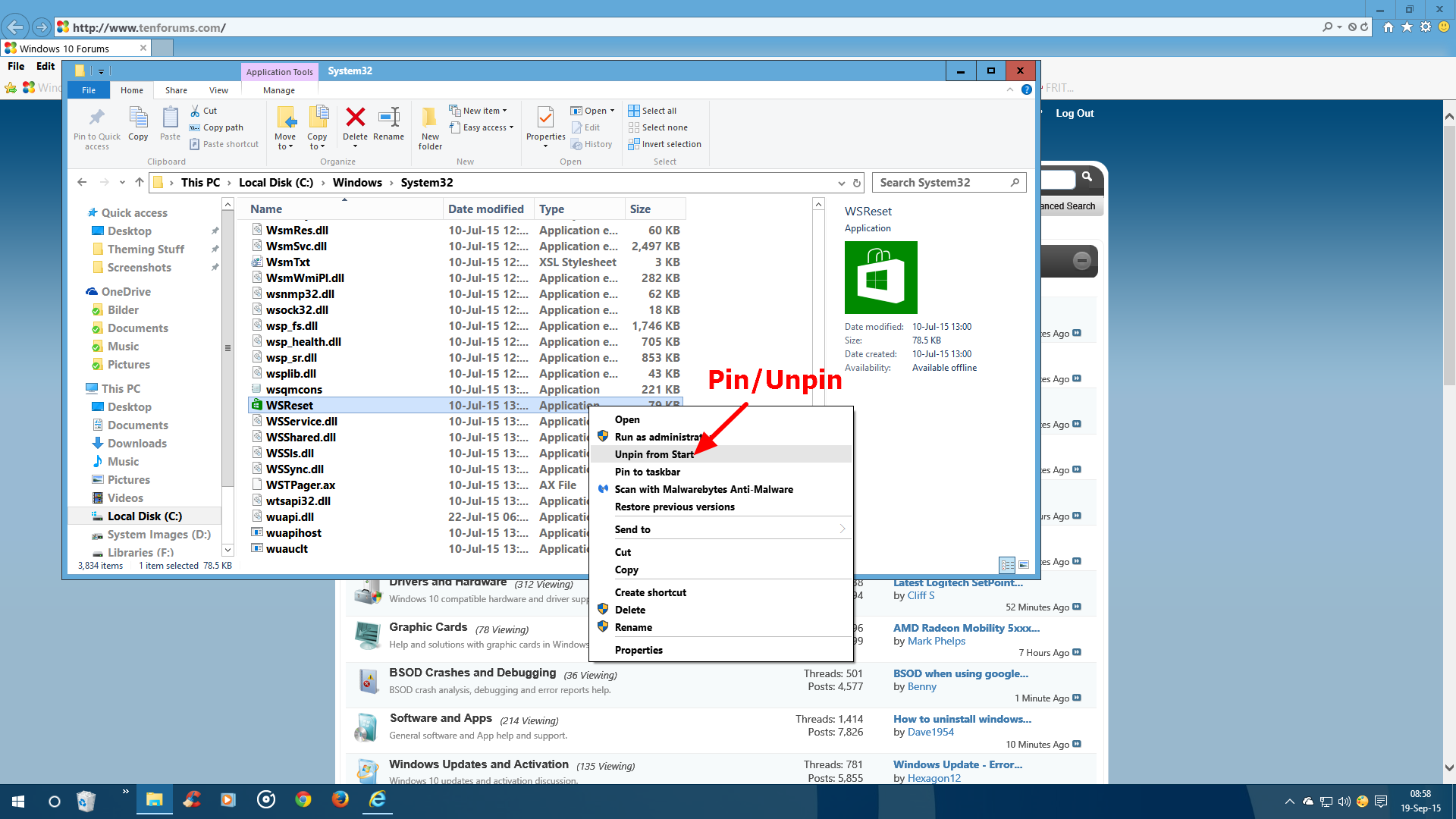 how to clear cache on windows 10 laptop