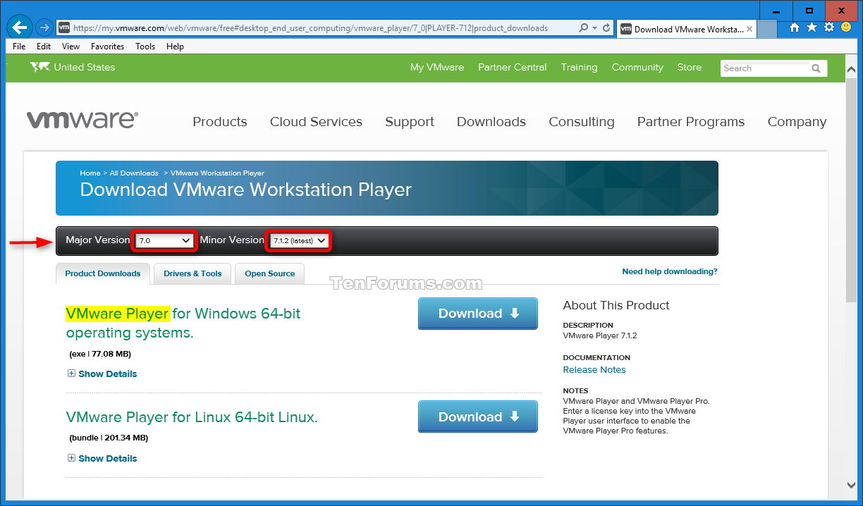 vmware download windows 10