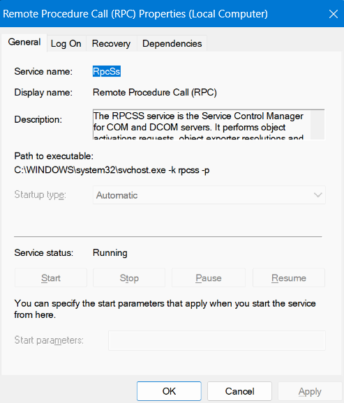 Restore Default Services in Windows 10-rpcss.png