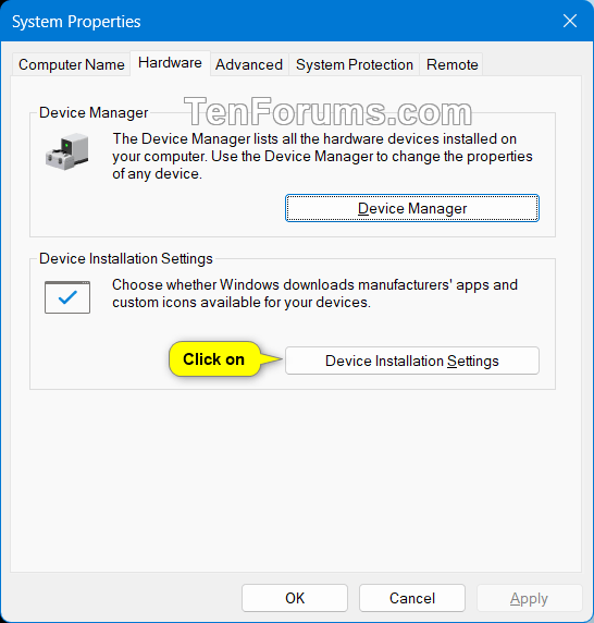 Turn On or Off Device Driver Automatic Installation in Windows 10-system_properties.png