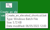 Create Elevated Shortcut without UAC prompt in Windows 10-3.png