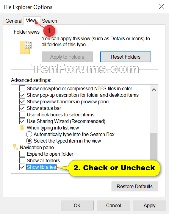 How to Hide or Show Libraries in Navigation Pane in Windows 10-file_explorer_options_show_libraries.png