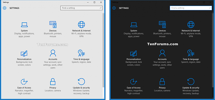 Change Default App &amp; Windows Mode to Light or Dark Theme in Windows 10-settings.png