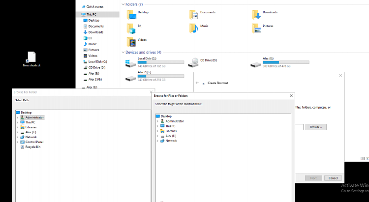 Add or Remove Duplicate Drives in Navigation Pane in Windows 10-first.png