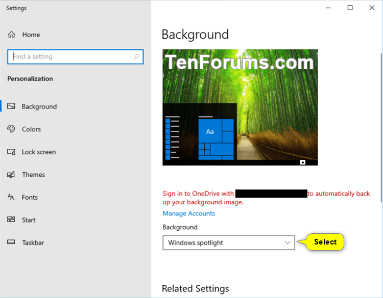 change windows default background color