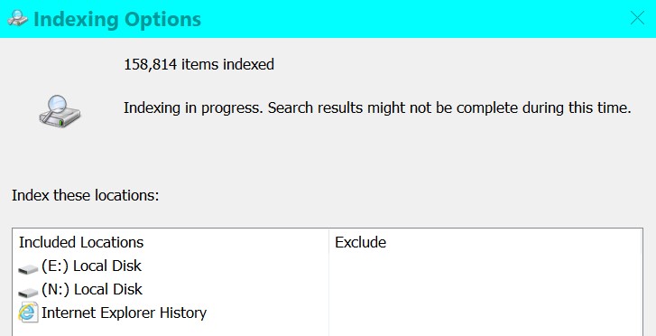 Change Search Index Location in Windows 10-index3.jpg